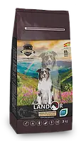 Сухий корм Landor (Ландор) для дорослих та зрілих собак з функцією покращення мозкової діяльності 15кг