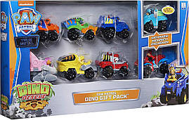 Набір машинок Щенячий патруль 8 шт PAW Patrol True Metal Dino Rescue Gift Pack of 8