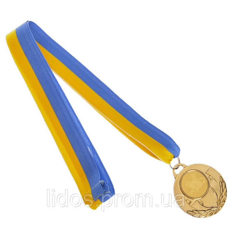 Медаль спортивная с лентой Zelart AIM Кошки C-4846-0061 цвет золотой ld - фото 4 - id-p2144327275