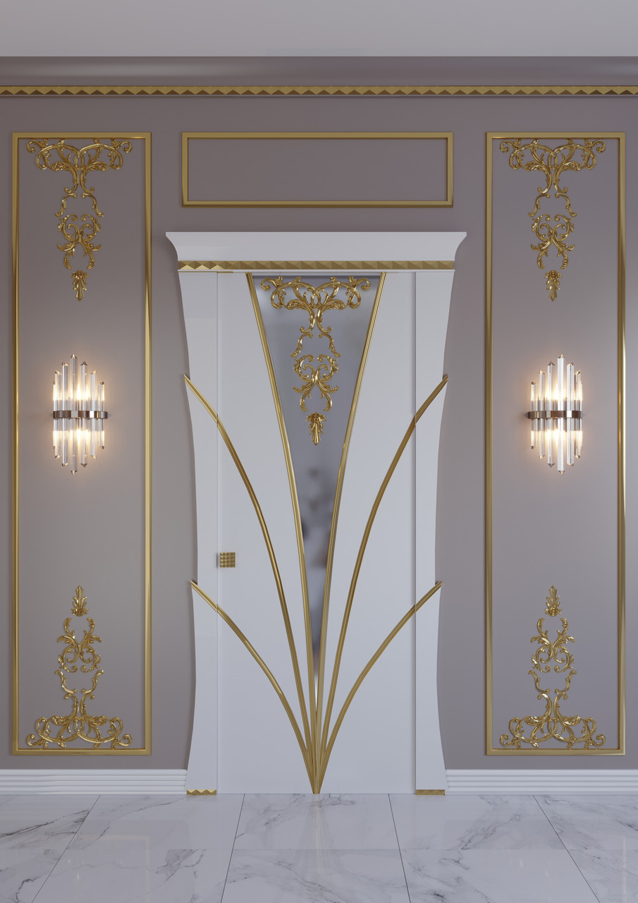 Міжкімнатні двері Casa Verdi Liga Premium з масиву вільхи зі склом