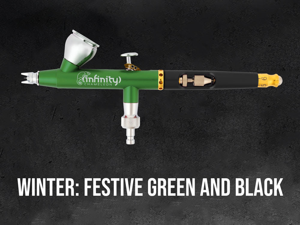 Аерограф H&S INFINITY Chameleon 2023 Winter Two in One (0,2 + 0,4 мм fine line), 133914
