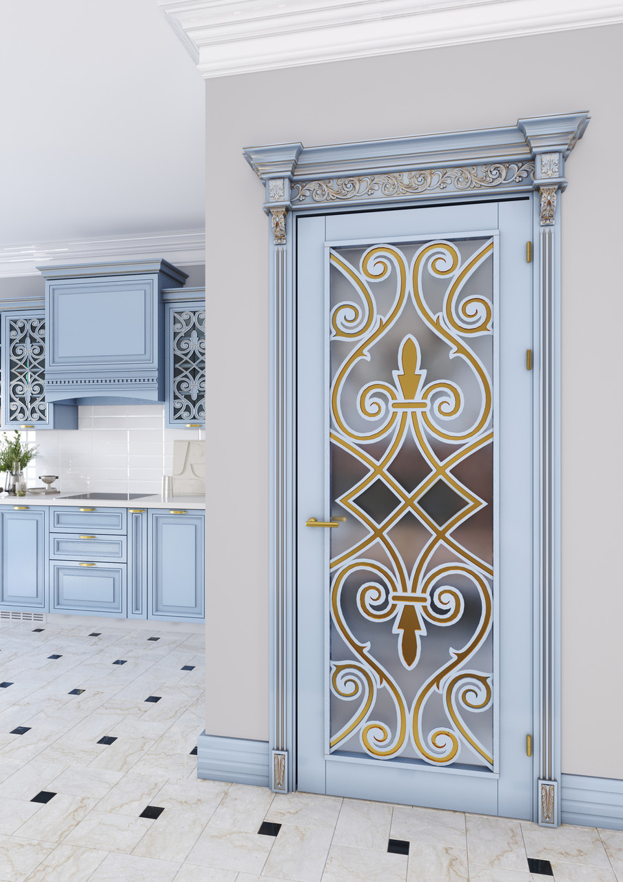 Міжкімнатні двері Casa Verdi Art Deco New з масиву вільхи
