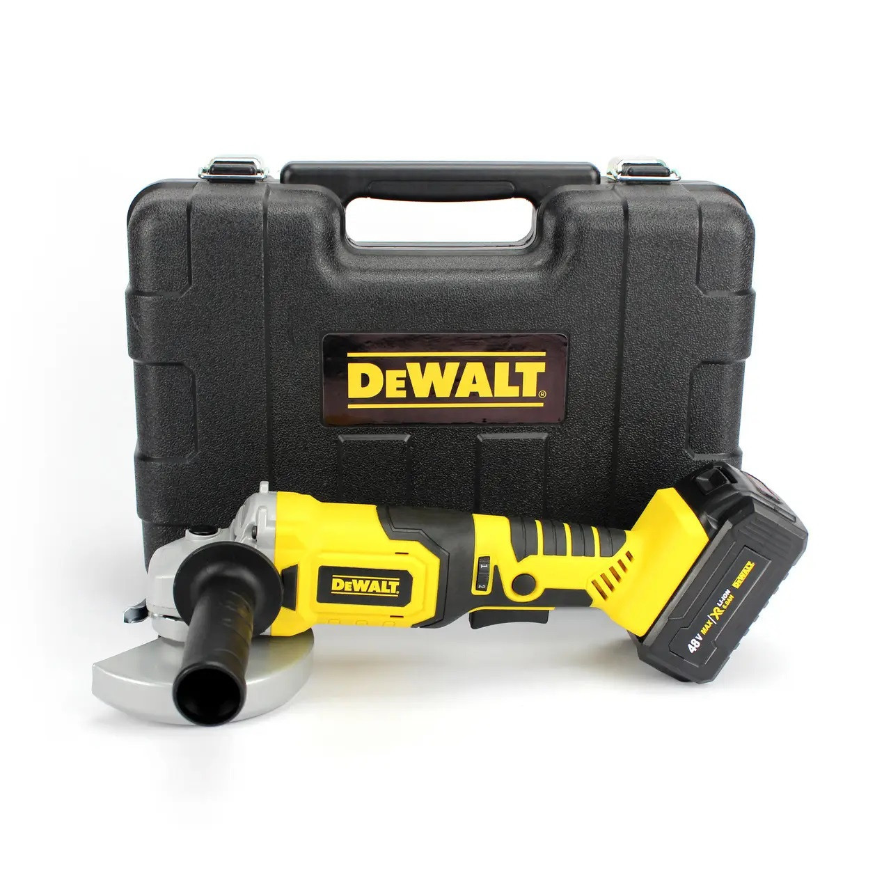 Болгарка Аккумуляторная Dewalt бесщеточная 48V 6AH с регулятором Деволт DCG405NT УШМ турбинка Li-Ion 1416 - фото 3 - id-p2144364723