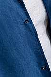Вітровка чоловіча на кнопках, колір синій, 131R3022, фото 6