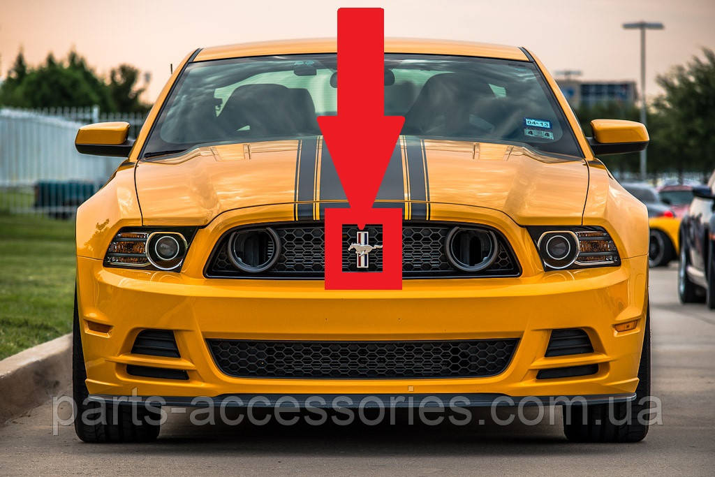 Ford Mustang BOSS 302 2013-2014 Емблема значок у решітку радіатора Новий Оригінал