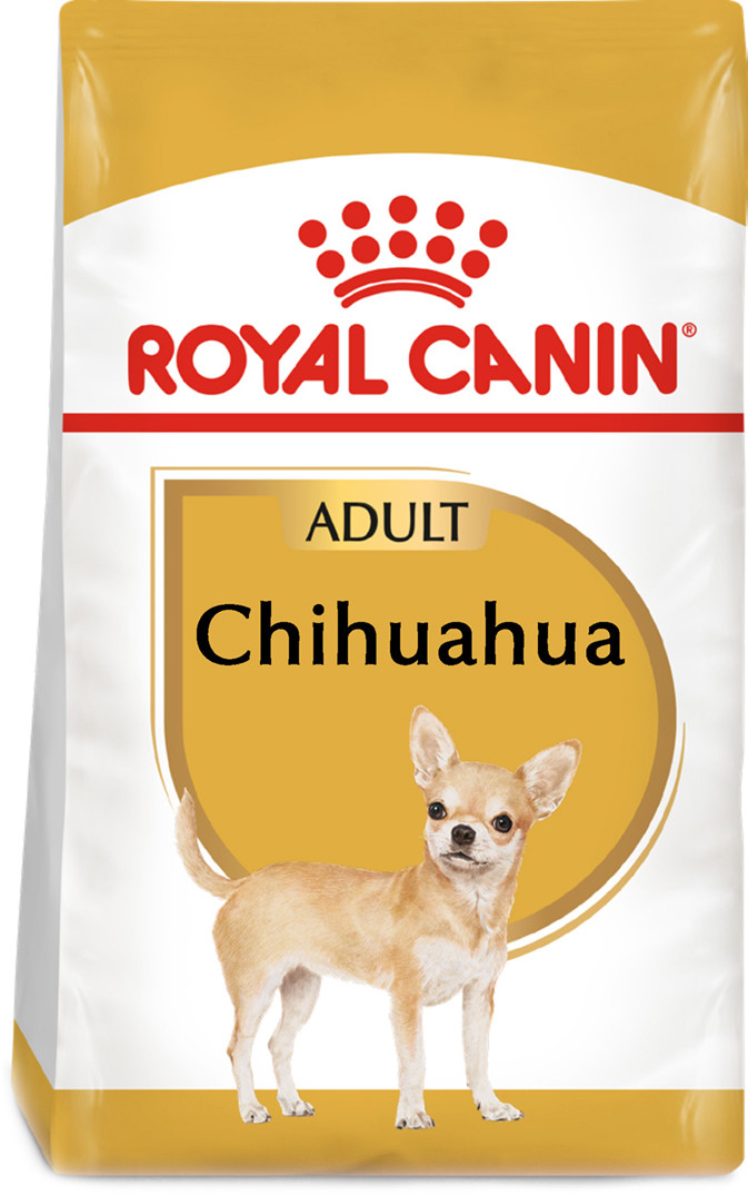 Сухий повнораційний корм для дорослих собак породи чихуахуа Royal Canin Chihuahua Adult віком від 8 місяців і старше 500 г
