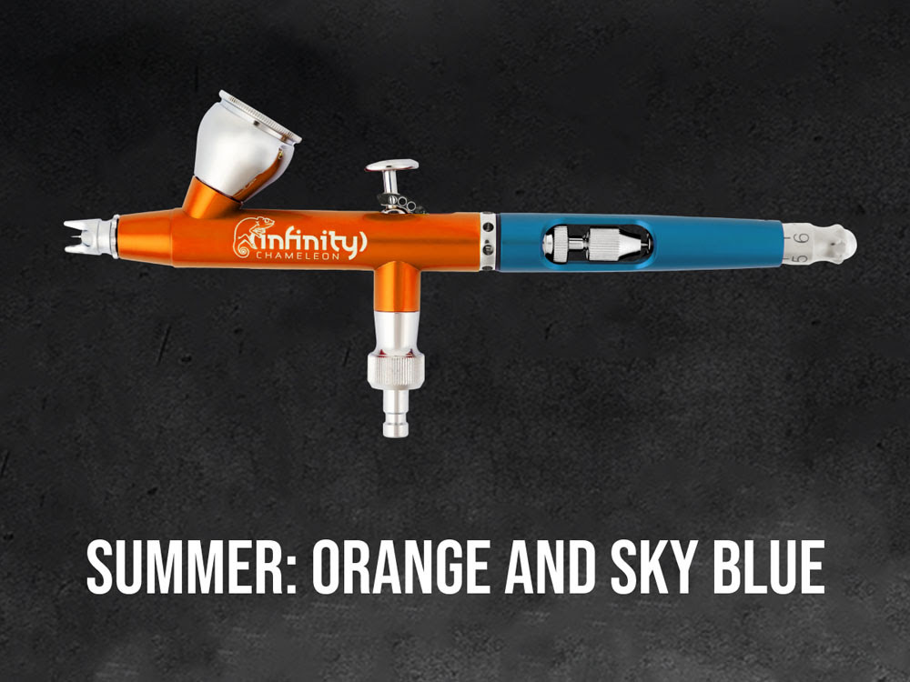Аерограф H&S INFINITY Chameleon 2023 Summer Two in One (0.2 + 0.4mm fine line), 133911