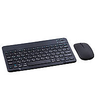 Беспроводная клавиатура и мышь для пк и ноутбука клавиатура блютуз компактная мышка bluetooth 1600 dpi