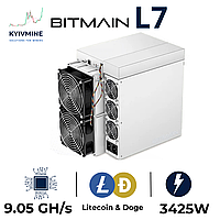 Asic Bitmain L7 мощностью 9.05GH/s. майнер криптовалюты LTC, DOGE, litecoin, dogecoin