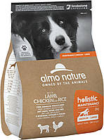Сухой корм для собак Almo Nature Holistic Dog для собак средних и крупных пород с ягненком, курицей и рисом 2