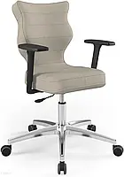 Крісло Entelo Krzesło biurowe Perto Plus AL Solar rozmiar 6 (159-188 cm) beżowy