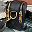 Жіноча невелика чорна сумка Guess з плечовим ременем., фото 9