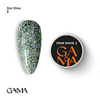 Ga&Ma Star Shine №2 - гель-лак в баночке, 5 г