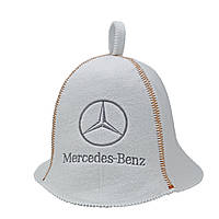 Банная шапка Luxyart "Mercedes", искусственный фетр, белый (LA-313) hd