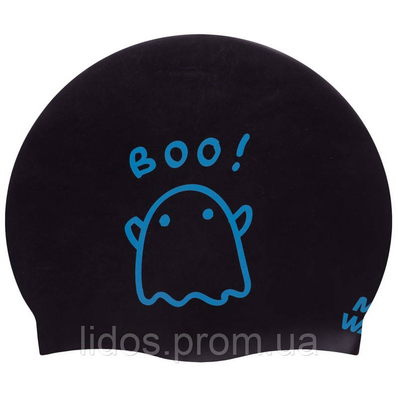 Шапочка для плавания двухсторонняя MadWave BOO! reversible M055022 цвет черный-розовый ld - фото 3 - id-p2144406099