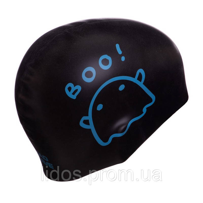 Шапочка для плавания двухсторонняя MadWave BOO! reversible M055022 цвет черный-розовый ld - фото 7 - id-p2144406099