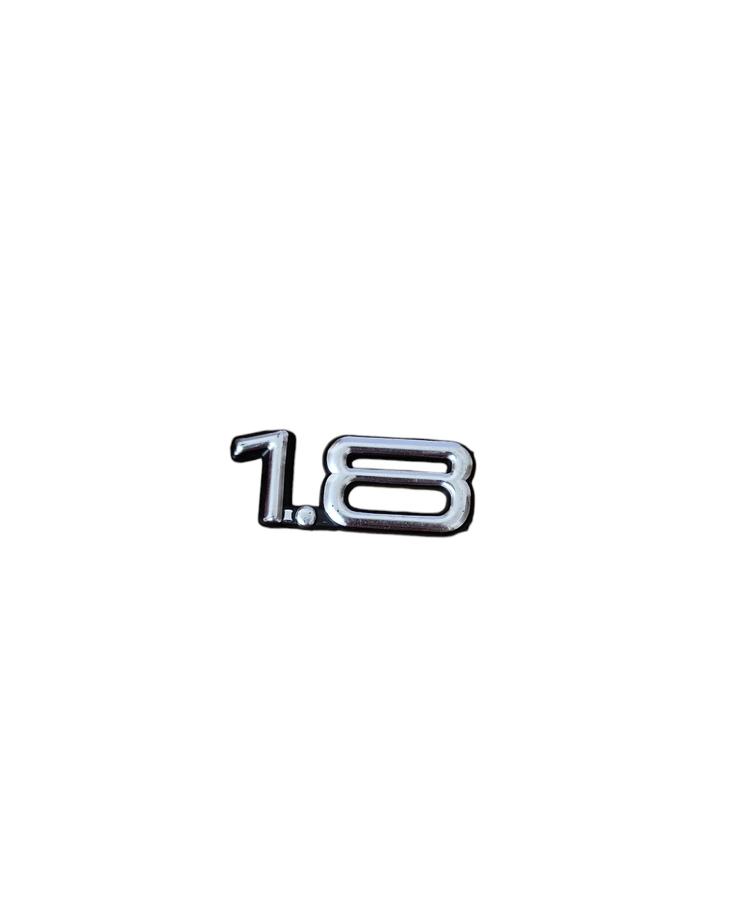 Емблема значок на багажник, напис на багажник 1.8 (63х25) УЦІНКА!