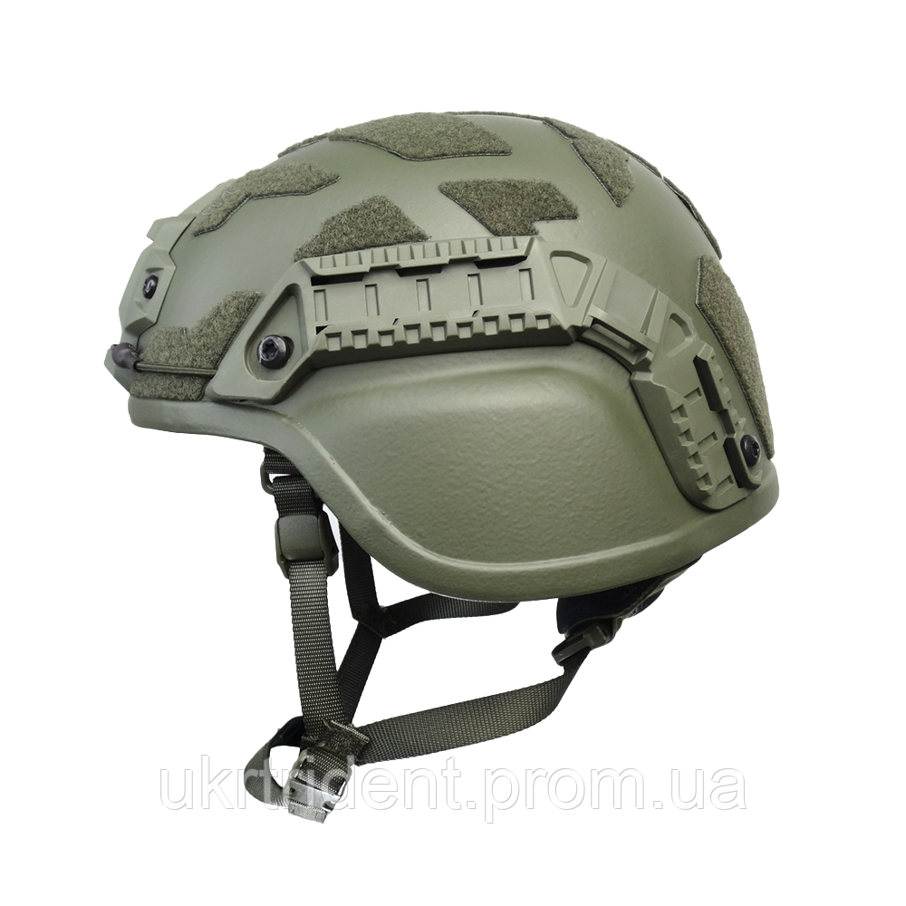 Кевларовый тактический шлем MICH NIJ IIIA класс Олива (Дания) L (54-59 см) - фото 4 - id-p1859692648