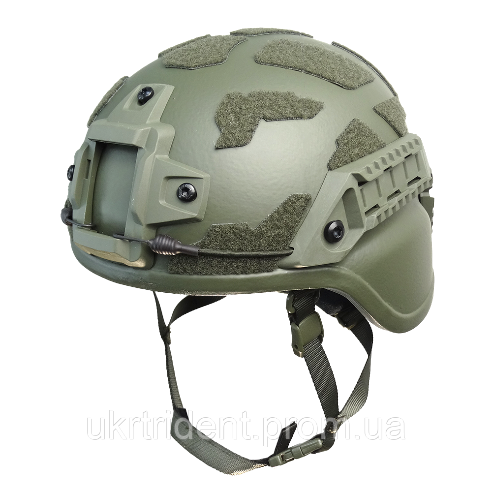Кевларовый тактический шлем MICH NIJ IIIA класс Олива (Дания) L (54-59 см) - фото 1 - id-p1859692648