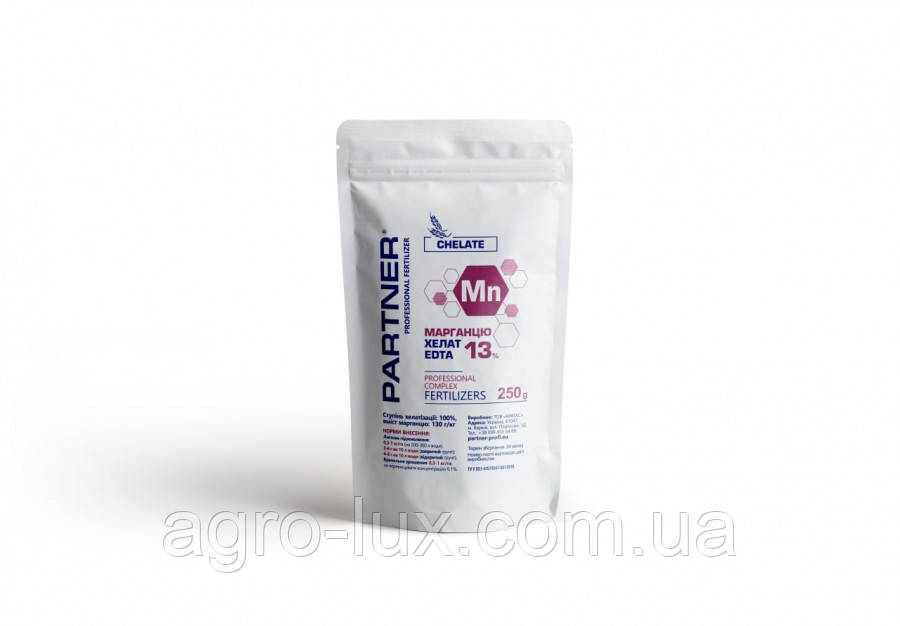 Добриво марганец  "Partner-Chelate" Mn 13% EDTA 0.25 кг(пак)