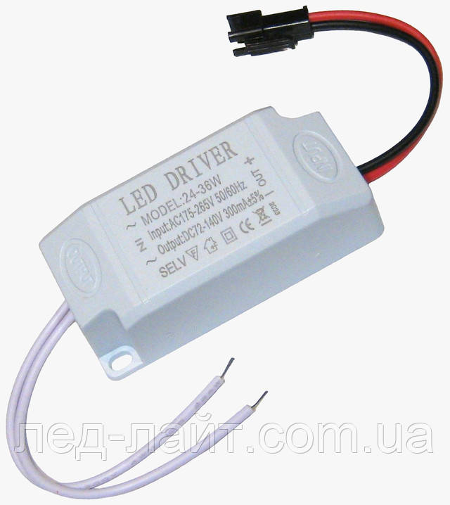 LED Driver 300mA 24-36W