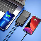 Зовнішній акумулятор Power Bank Hoco Q9 - 10000mAh Pro Shell PD20W+QC3.0 чорний, фото 6