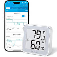Термометр GoveeLife E-Ink Bluetooth Термометр, интеллектуальный цифровой беспроводной датчик температуры