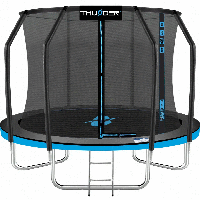 Батут с внутренней сеткой THUNDER Inside Ultra 8FT 255 см Black/Blue Черный/синий