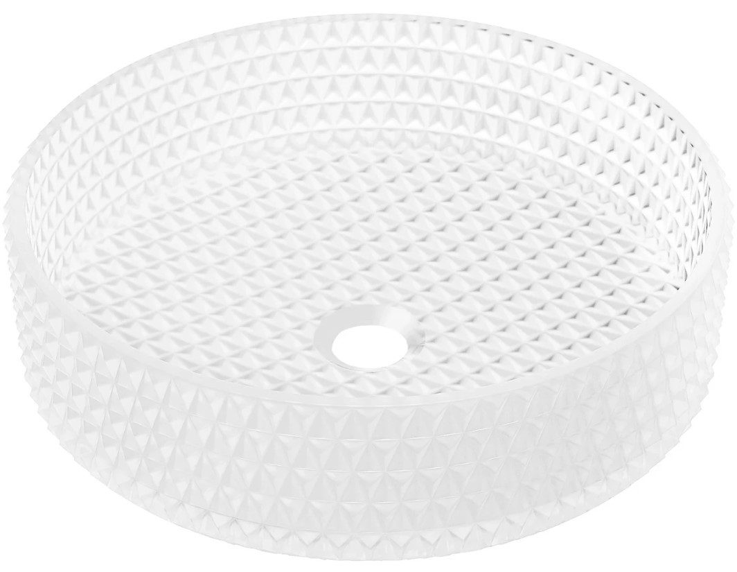 Умивальник (раковина) MEXEN AURA TRANSPARENT MATT накладний *