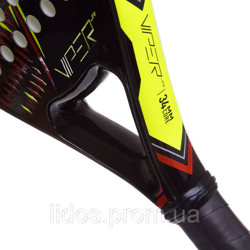 Ракетка для падел тенниса BABOLAT VIPER JR BB150083-296 черный ld - фото 6 - id-p2144394448