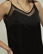 Плаття літнє без рукавів Samsara 6041 36 чорне, фото 2