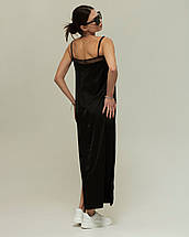 Плаття літнє без рукавів Samsara 6041 36 чорне, фото 3