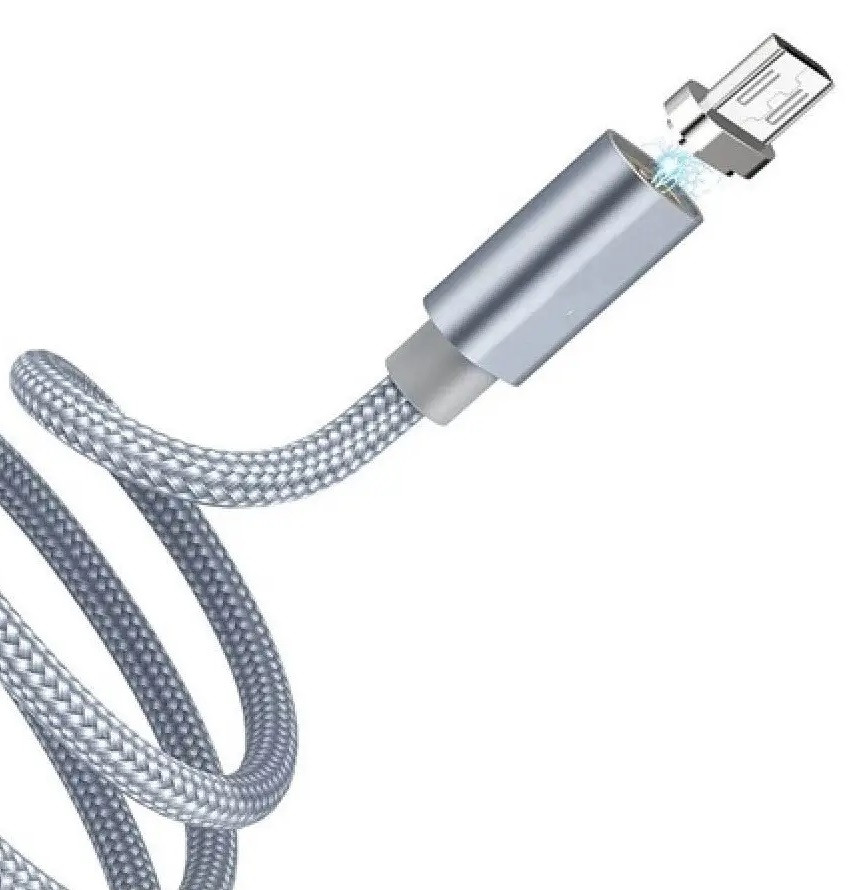Магнітний кабель USB — microUSB, фото 1