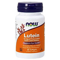 Лютеин "Lutein" Now Foods, 10 мг, 60 капсул