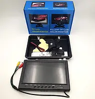 Монитор для камеры заднего вида 9" в автомобиль цветной дисплей автомобильный складной 3616