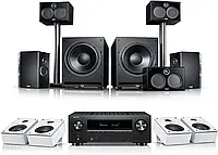 Домашній кінотеатр Teufel System 6 Thx + Denon X3800H Dla Dolby Atmos "5.2.4-Set" 107000537