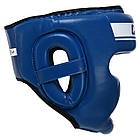 Шолом боксерський із повним захистом Zelart Core 4441 розмір S Blue, фото 2