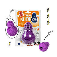 Игрушка для собак Лампочка резиновая GiGwi Bulb Rubber, резина, L, фиолетовая