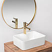 Умивальник (раковина) REA KELLY MINI WHITE білий накладний, фото 3