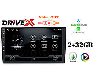 DriveX UN4 AND 9" Android мультимедийный центр