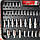 Набір інструментів 1/2" & 3/8" & 1/4", 171ед., Cr-V STORM INTERTOOL ET-8171, фото 7