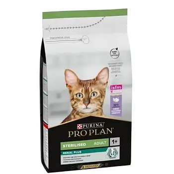 Purina Pro Plan Cat Adult Sterilised Renal Turkey 10кг пурина пуріна про план корм з індичкою для стерилізованих кастрованих котів