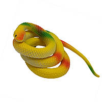 Дитяча іграшка Антистрес "Змія" 12-30(Yellow) гумова 80 см ka