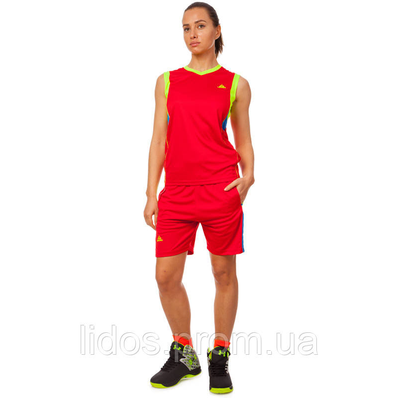 Форма баскетбольная женская Lingo LD-8295W размер XL цвет желтый-синий ld - фото 6 - id-p2144250469