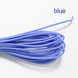 Провід 24 AWG силіконовий QianJia Синій - 1 метр погонний, фото 3