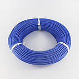 Провід 24 AWG силіконовий QianJia Синій - 1 метр погонний, фото 6