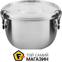 Контейнер для хранения пищи с крышкой Tatonka Foodcontainer 1.0 L контейнер для їжі (Silver) (TAT 4043.000)