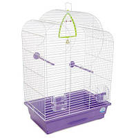 Клітка Природа «Воля» для дрібних декоративних птахів, 44x27x63 см (фіолетова)