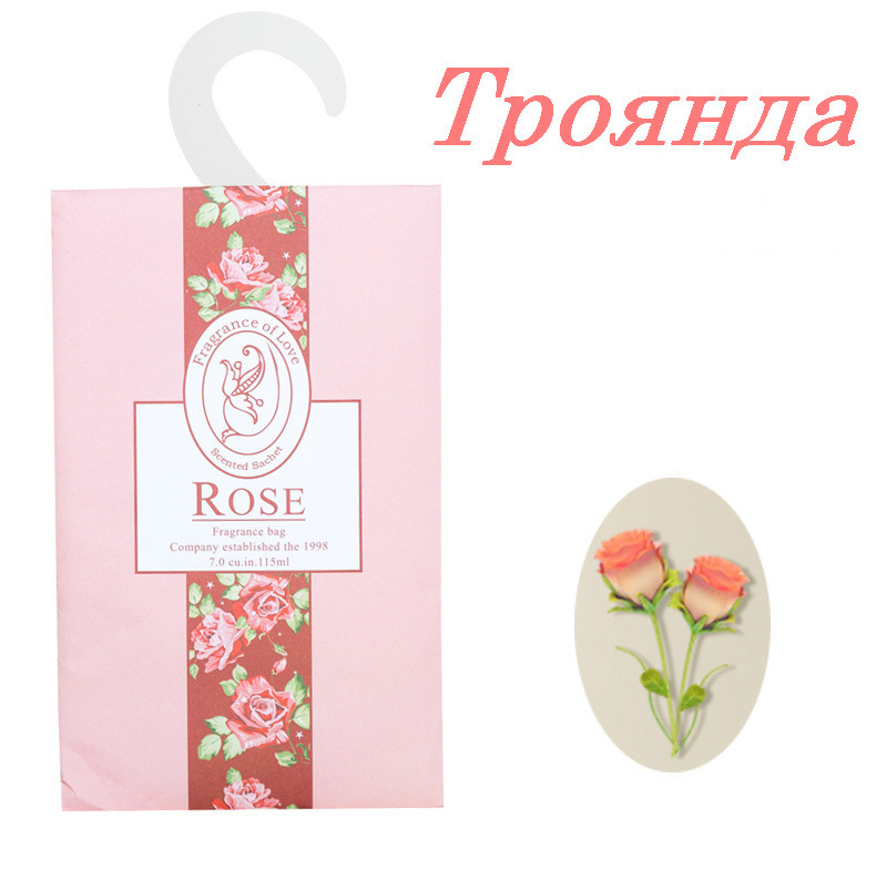 Ароматичне саше ароматизатор Rose, фото 1