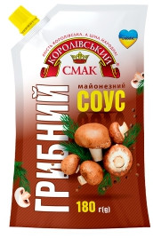 Соус майонезний Грибний Королівський смак 180 грамів дой-пак, фото 1